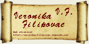 Veronika Filipovac vizit kartica